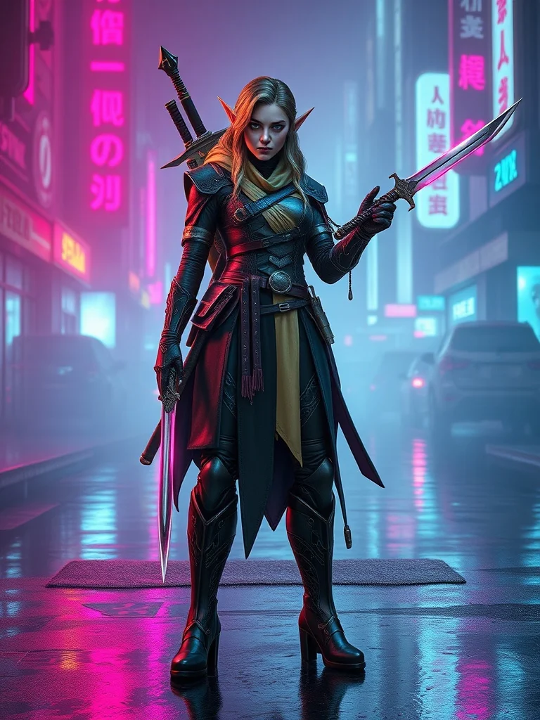 Cyberpunk character