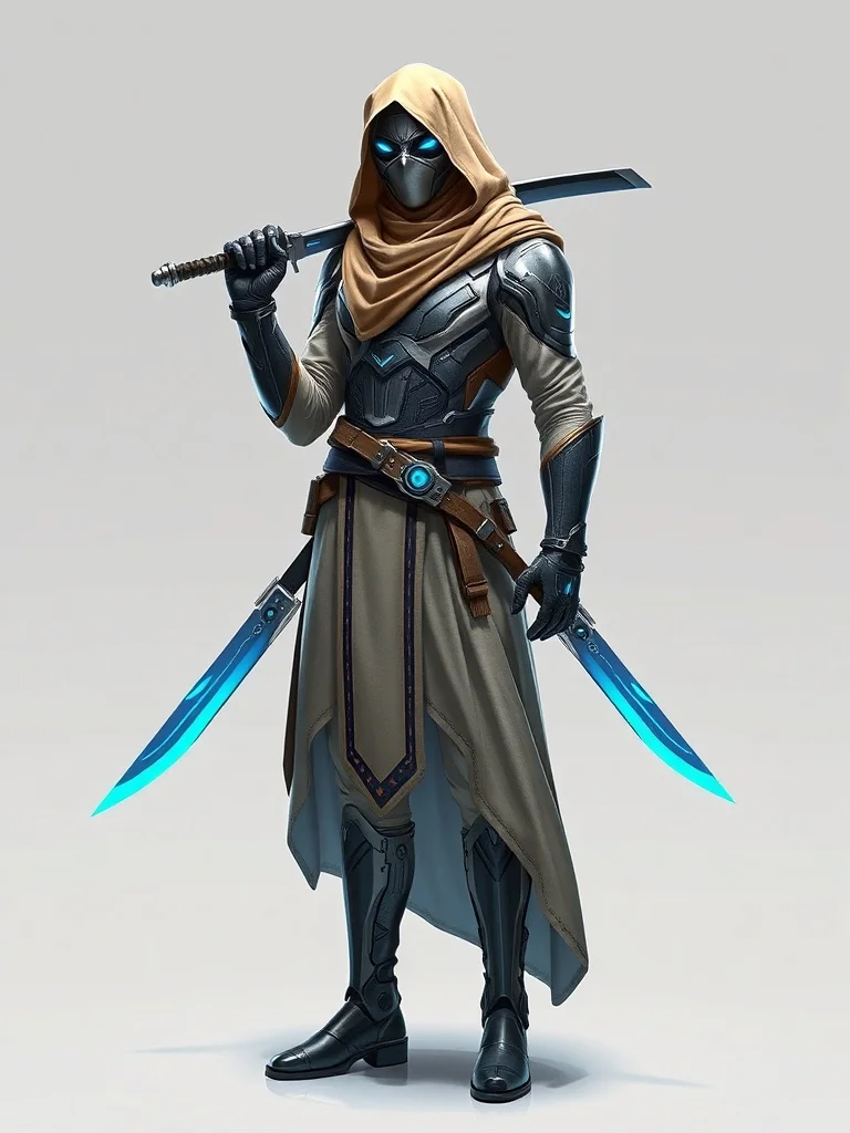 Futuristic character