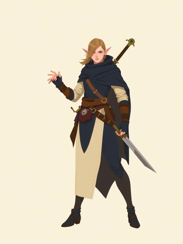 Minimalist character