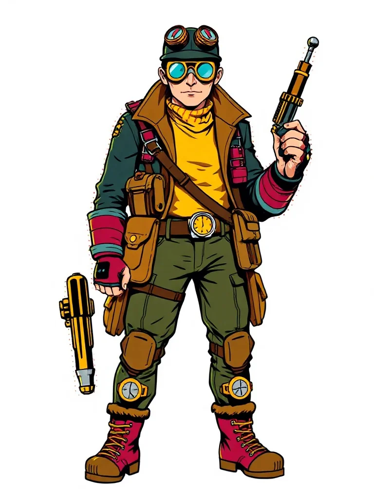Pop Art character
