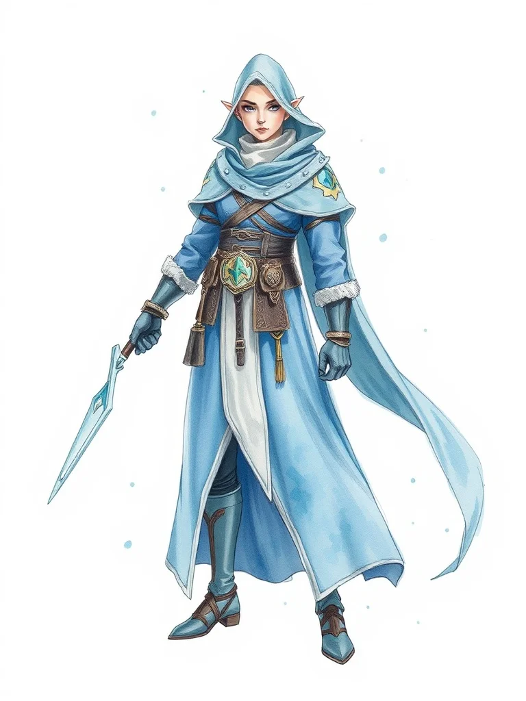 Watercolor character