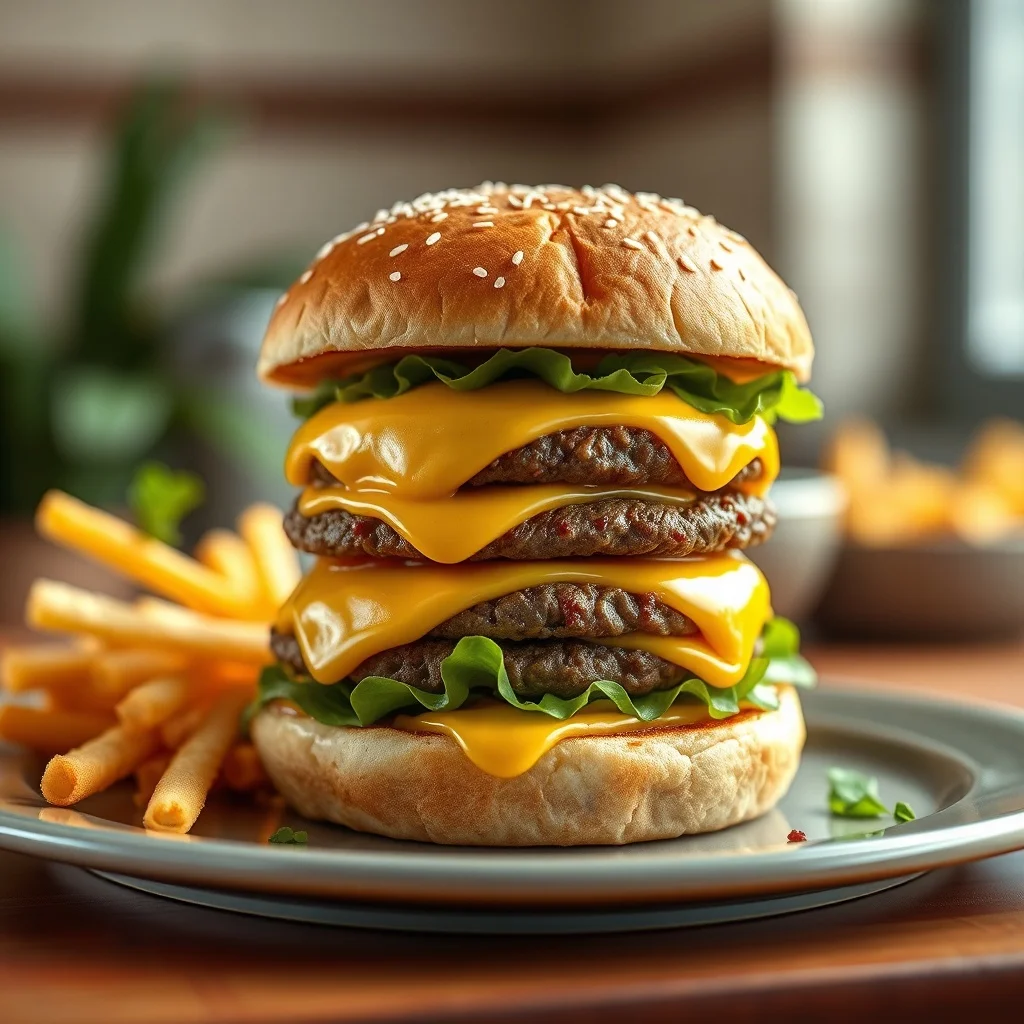 3D Render food photo