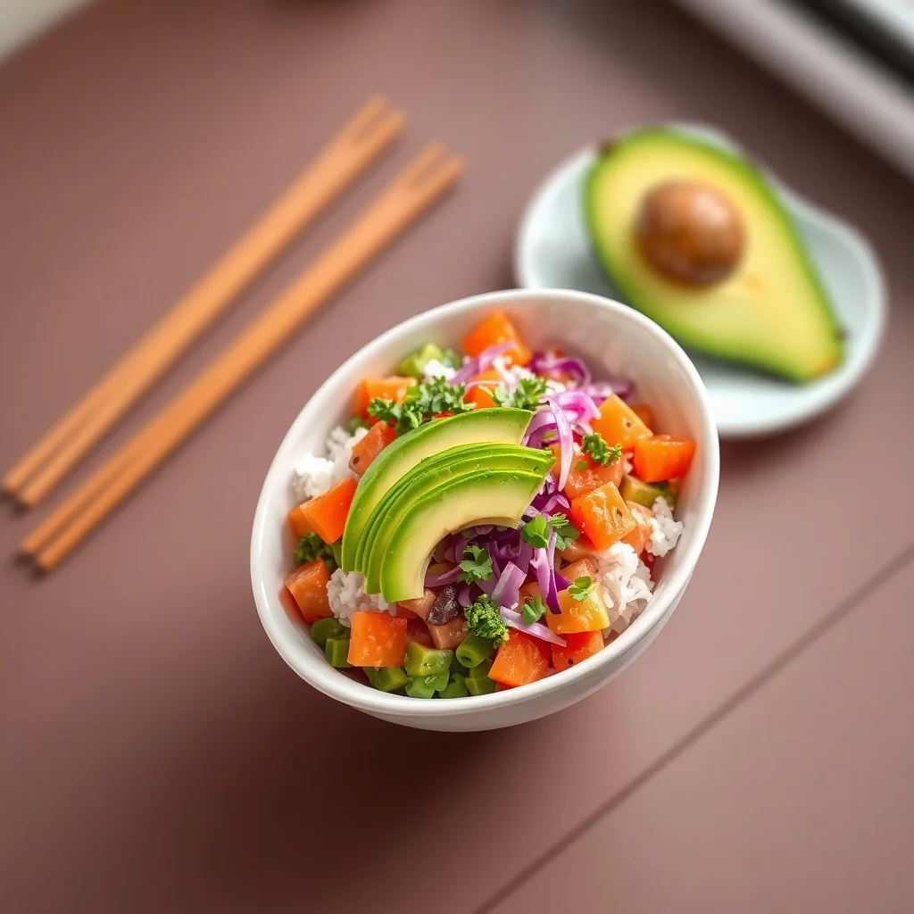 Isometric food photo