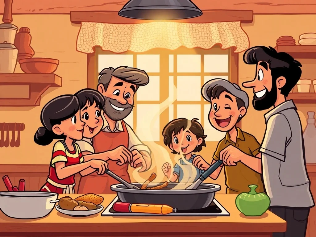 Cartoon illustration