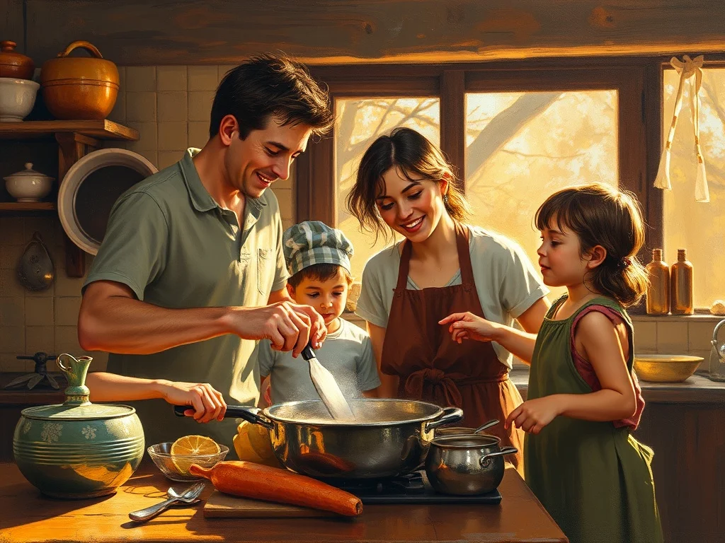 Oil Painting illustration