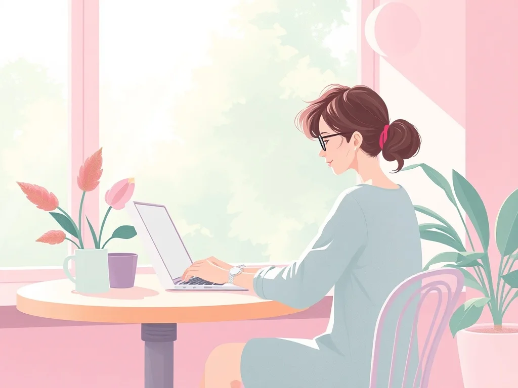 Pastel illustration