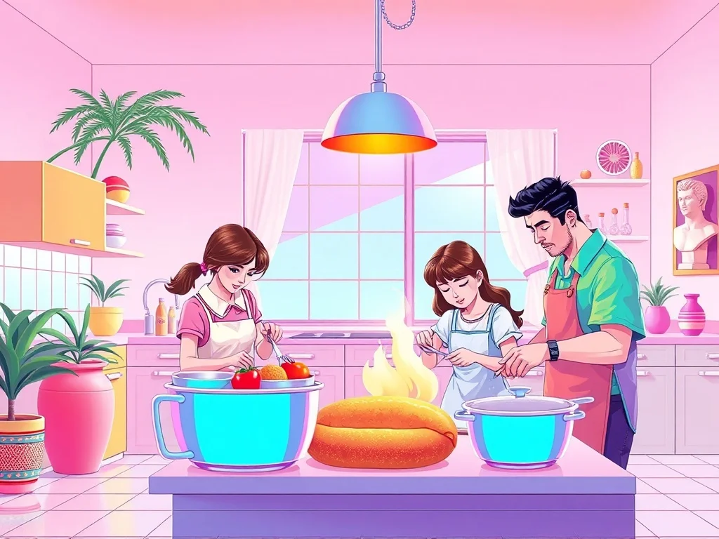 Vaporwave illustration