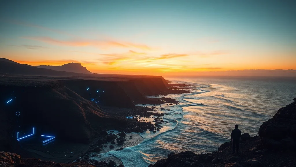 Futuristic landscape