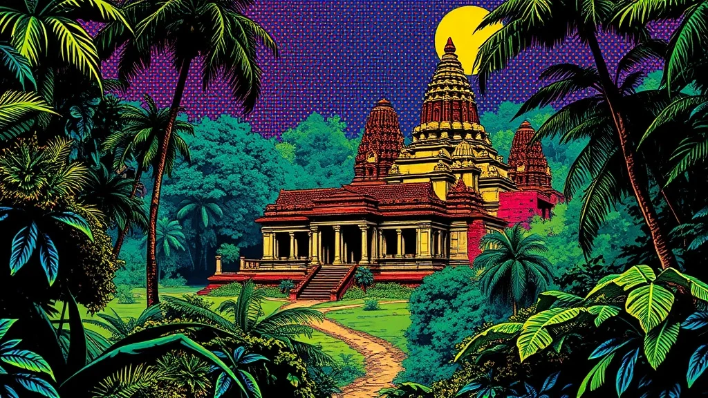 Pop Art landscape