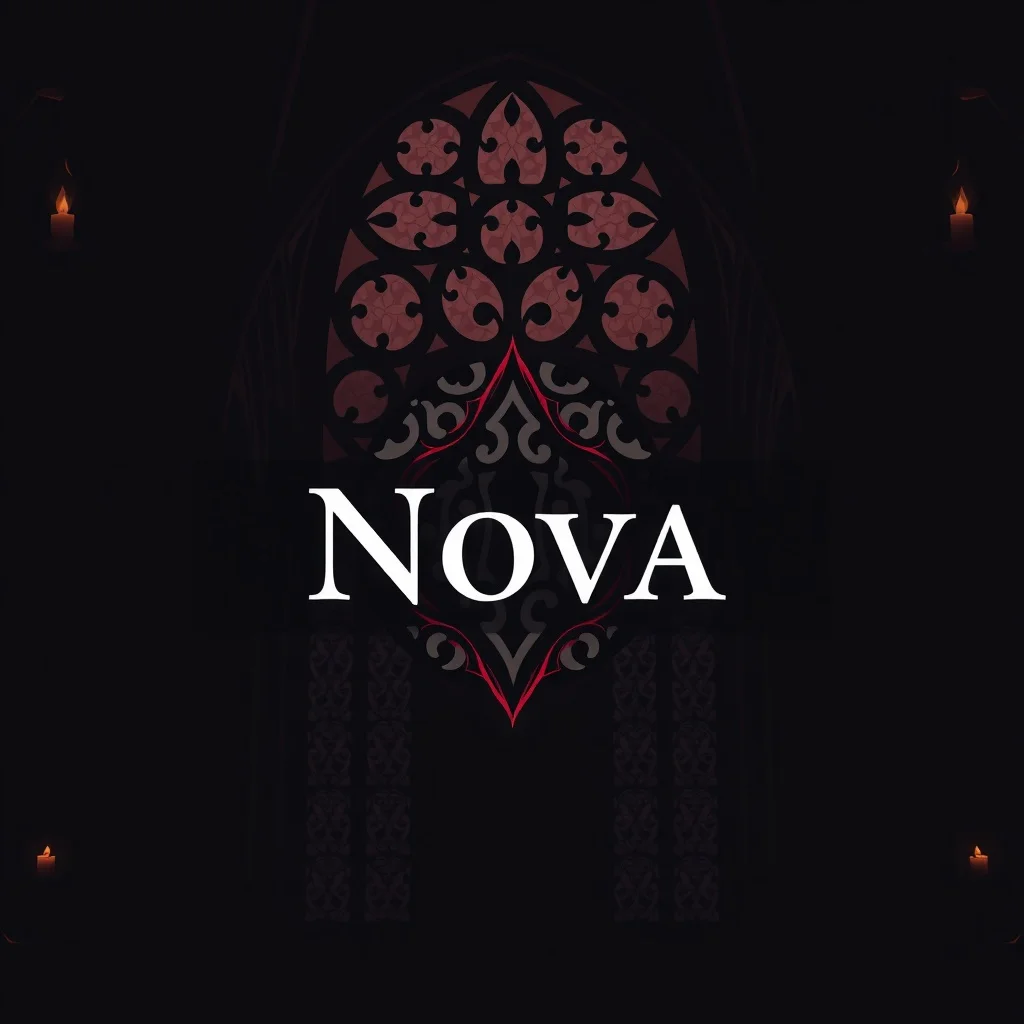 Gothic logo: a tech startup called Nova