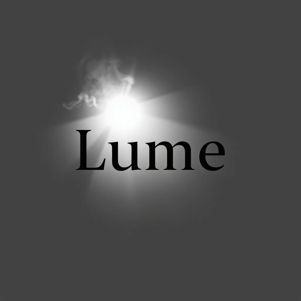 Noir logo: a fashion brand called Lume