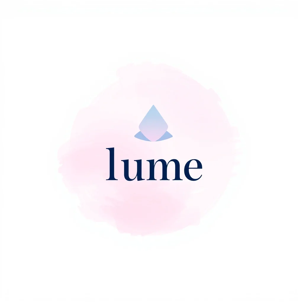 Pastel logo: a fashion brand called Lume