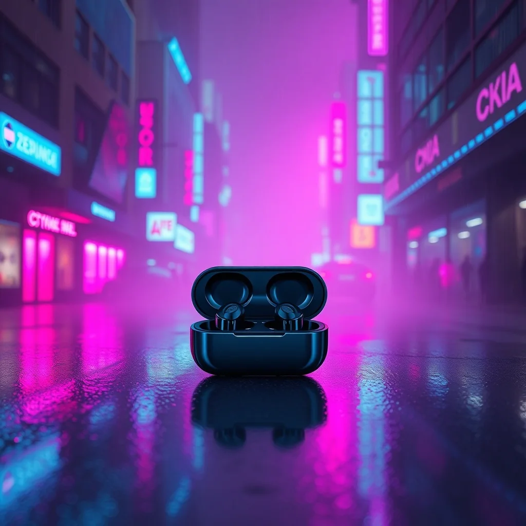 Cyberpunk product photo