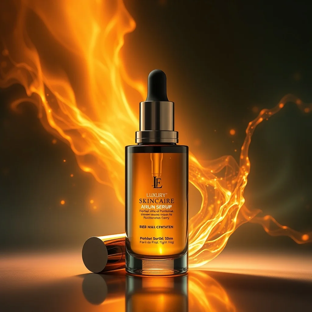 Fantasy product photo: a luxury skincare serum bottle