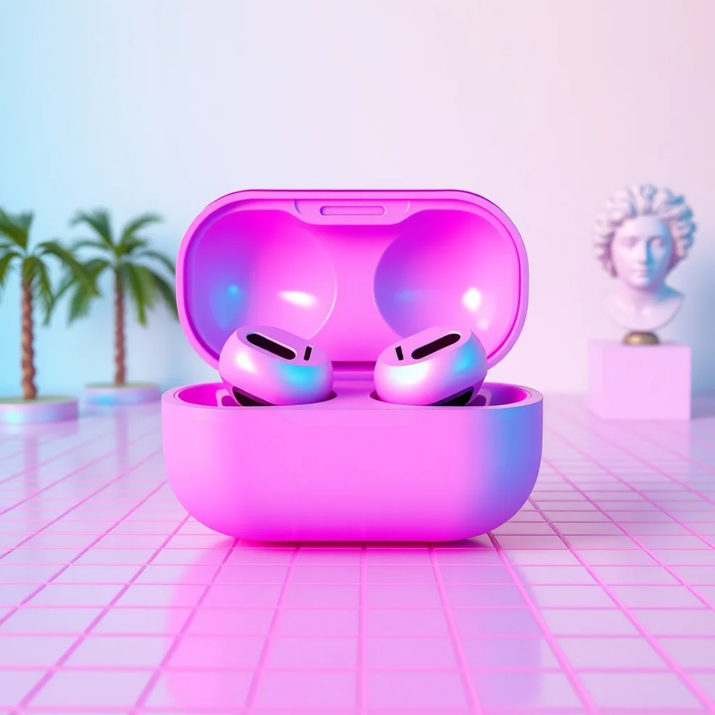 Vaporwave product photo