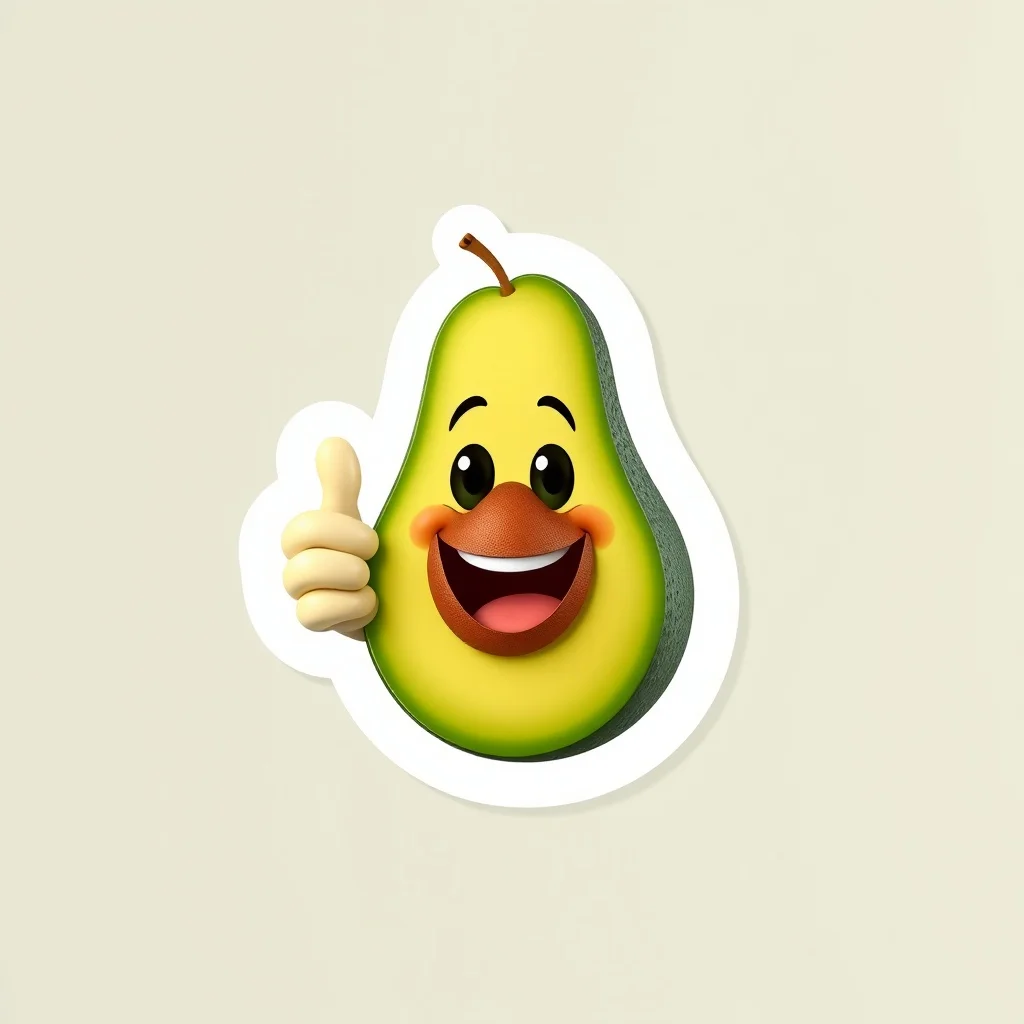 3D Render sticker