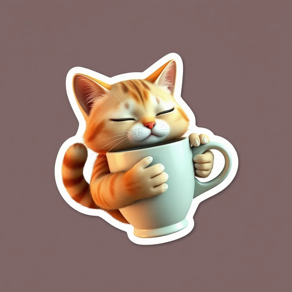 3D Render sticker