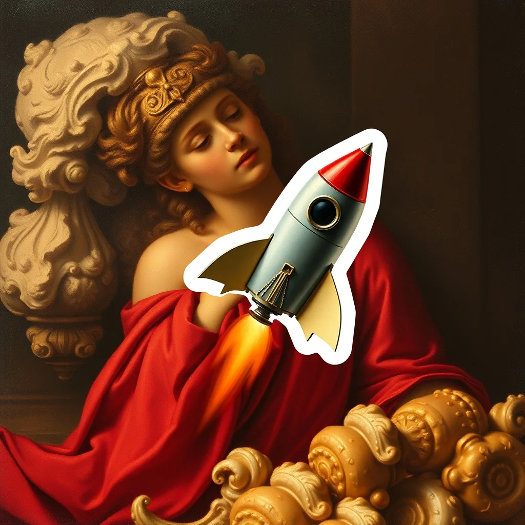Baroque sticker