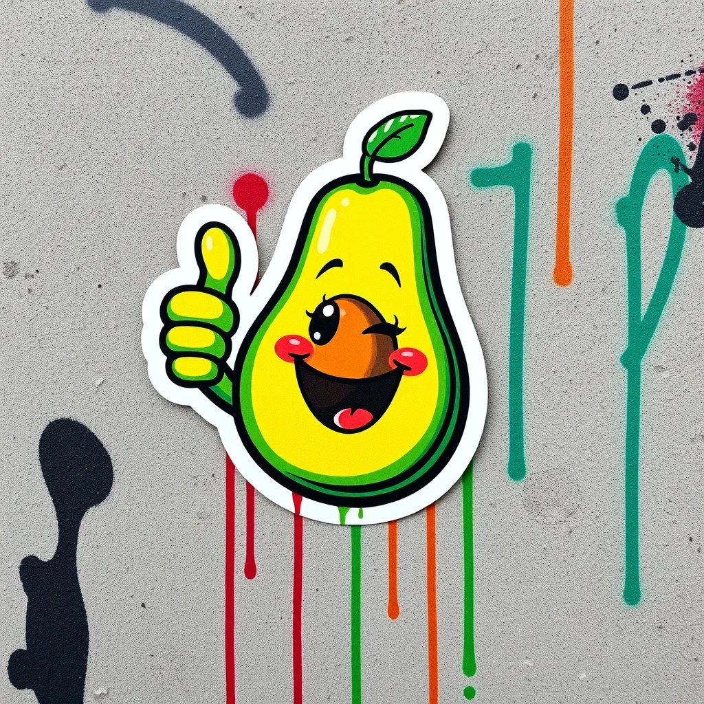 Graffiti sticker