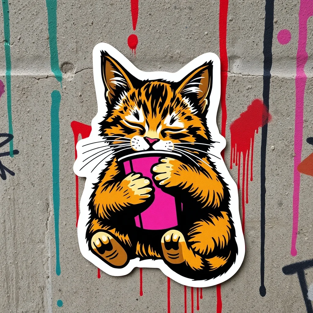 Graffiti sticker