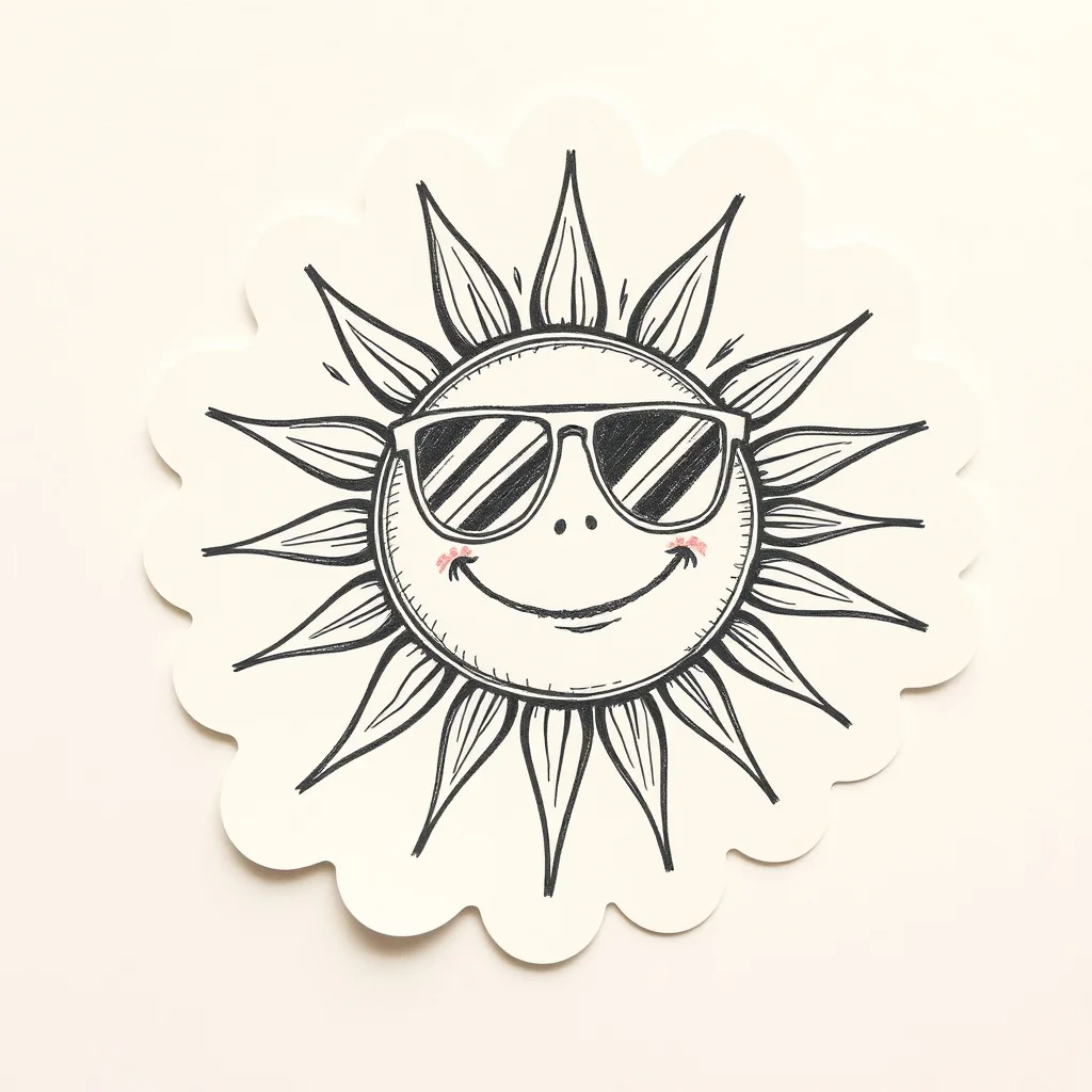 Sketch sticker