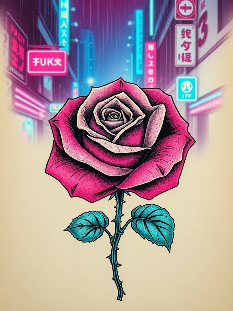 Cyberpunk tattoo