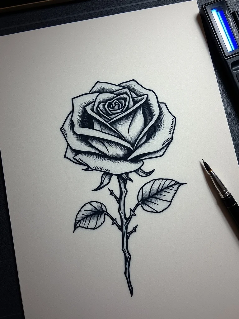 Futuristic tattoo
