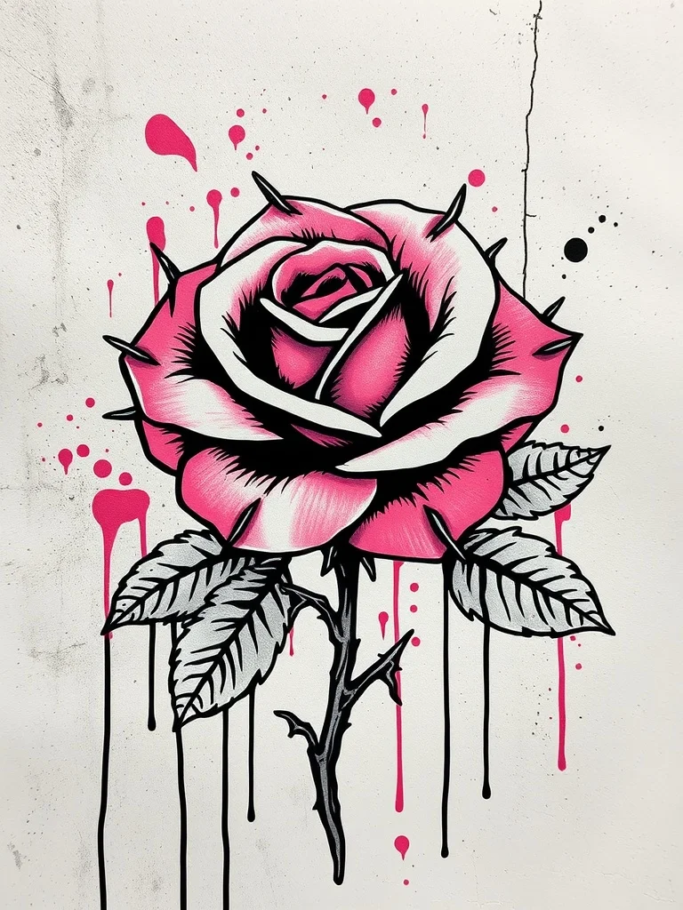Graffiti tattoo