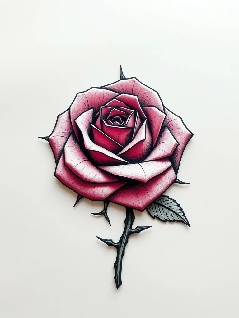 Low Poly tattoo