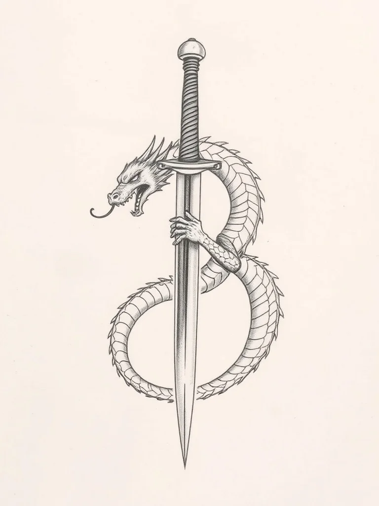 Sketch tattoo