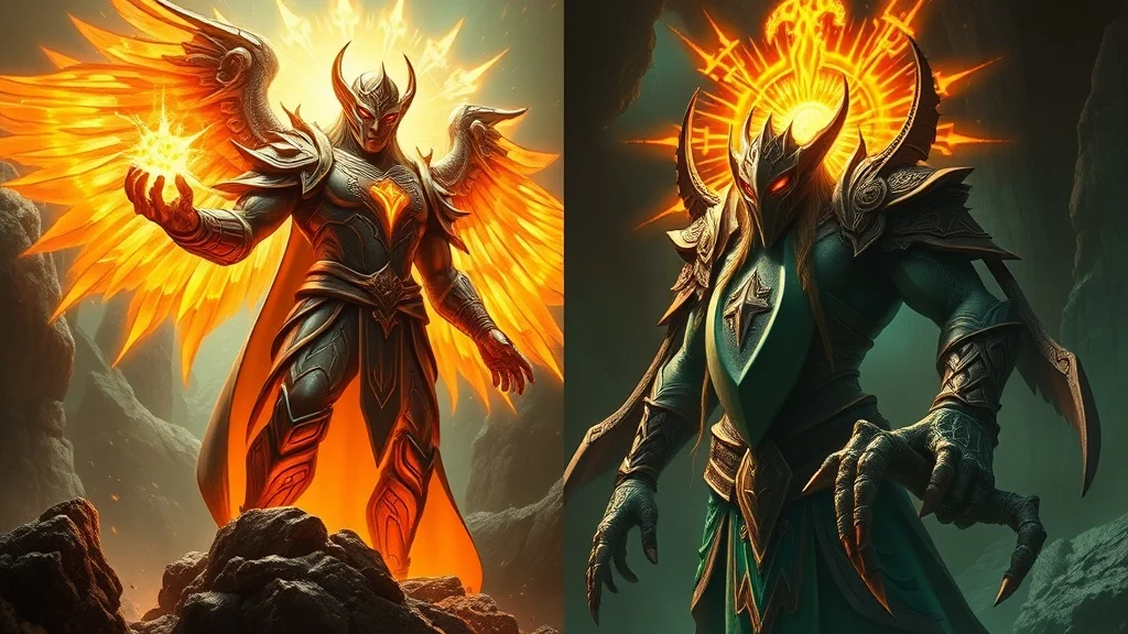 Fantasy youtube thumbnail: a side-by-side comparison of two products